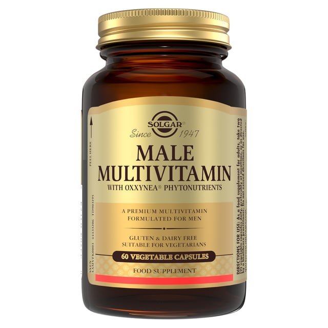Solgar Male Multivitamin w Oxxynea Phytonutrients för Män 60 kaps