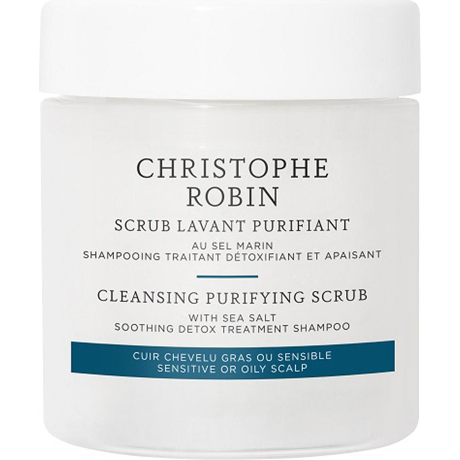 Christophe Robin Cleansing Purifying Scrub With Sea Salt 75 ml