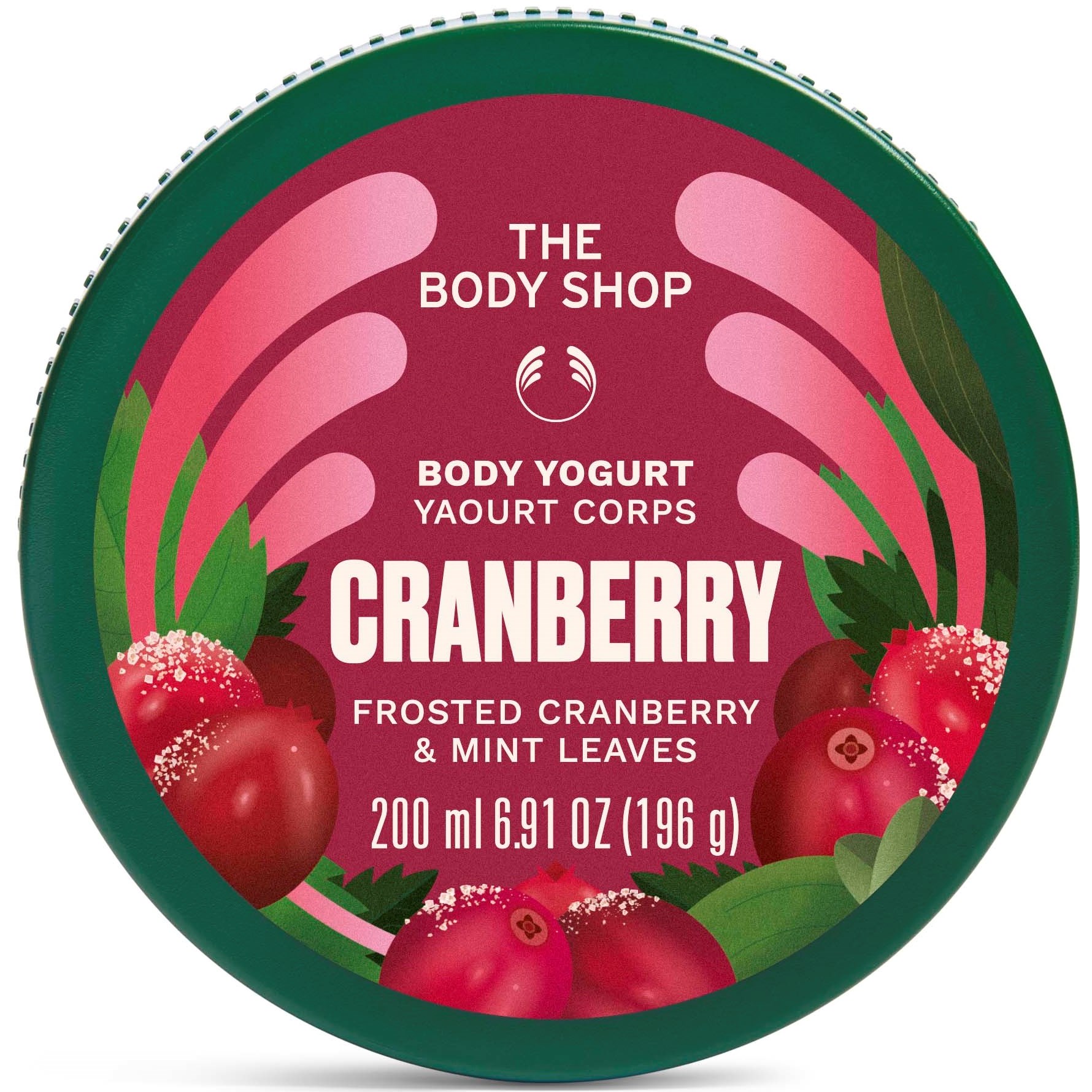 The Body Shop Cranberry Frosted Cranberry & Mint Leaves Body Yogurt 200 ml