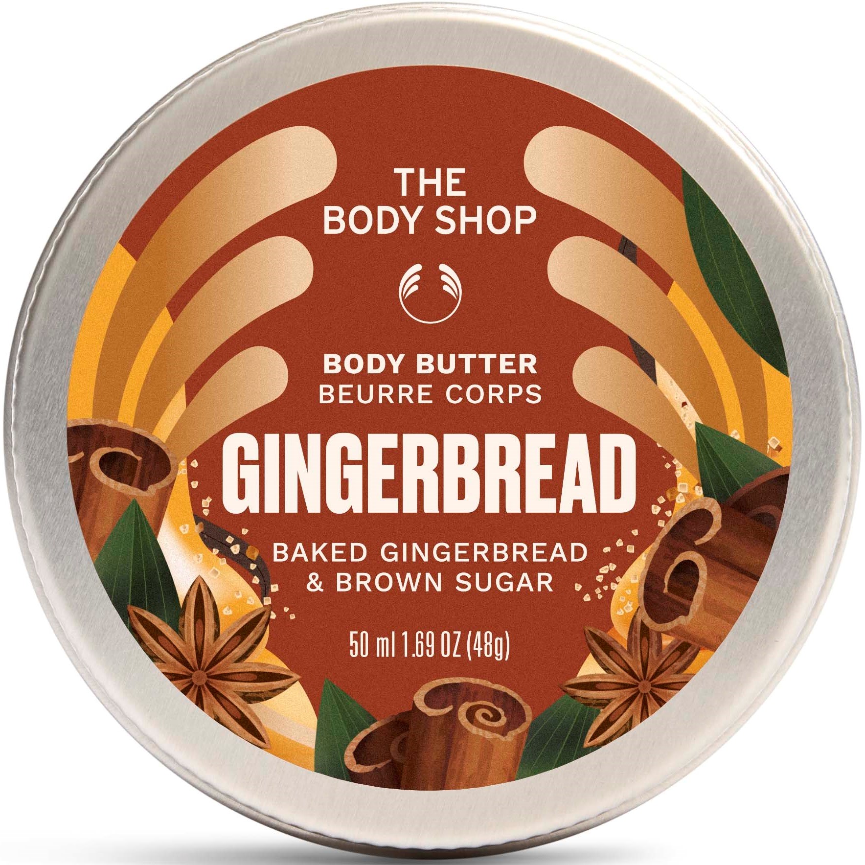 The Body Shop Gingerbread Baked Gingerbread & Brown Sugar Body Butter 50 ml