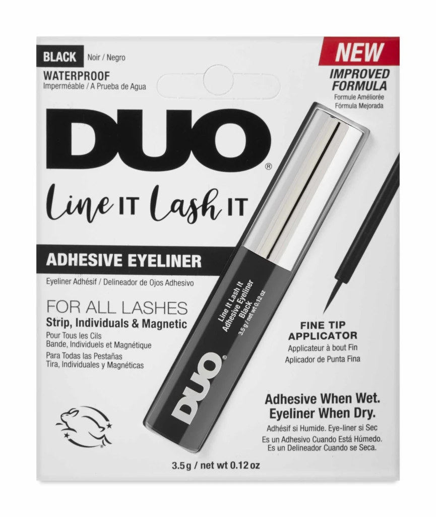 Line It Lash It Adhesive Eyeliner Black