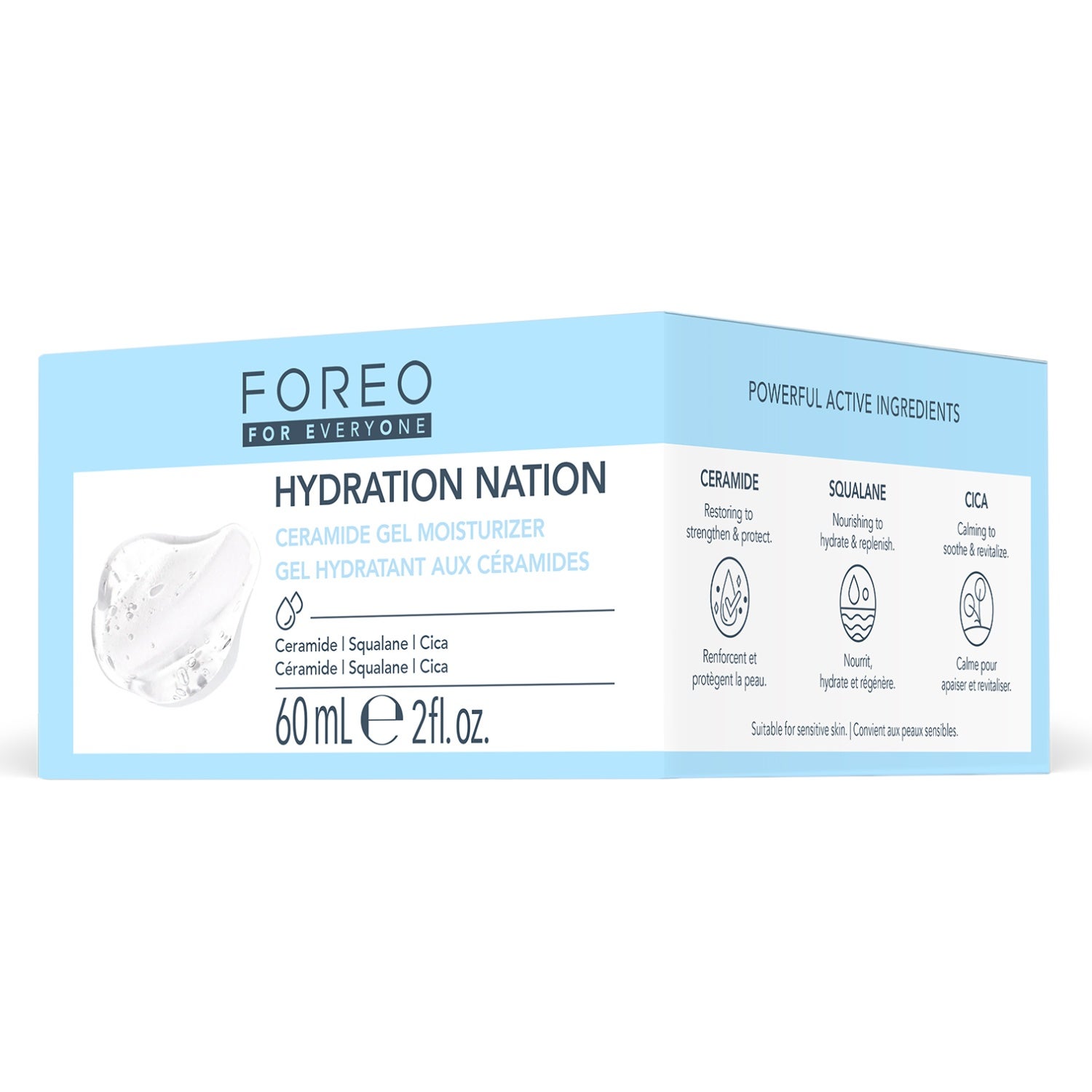 FOREO Hydration Nation Ceramide Gel Moisturizer 60 ml