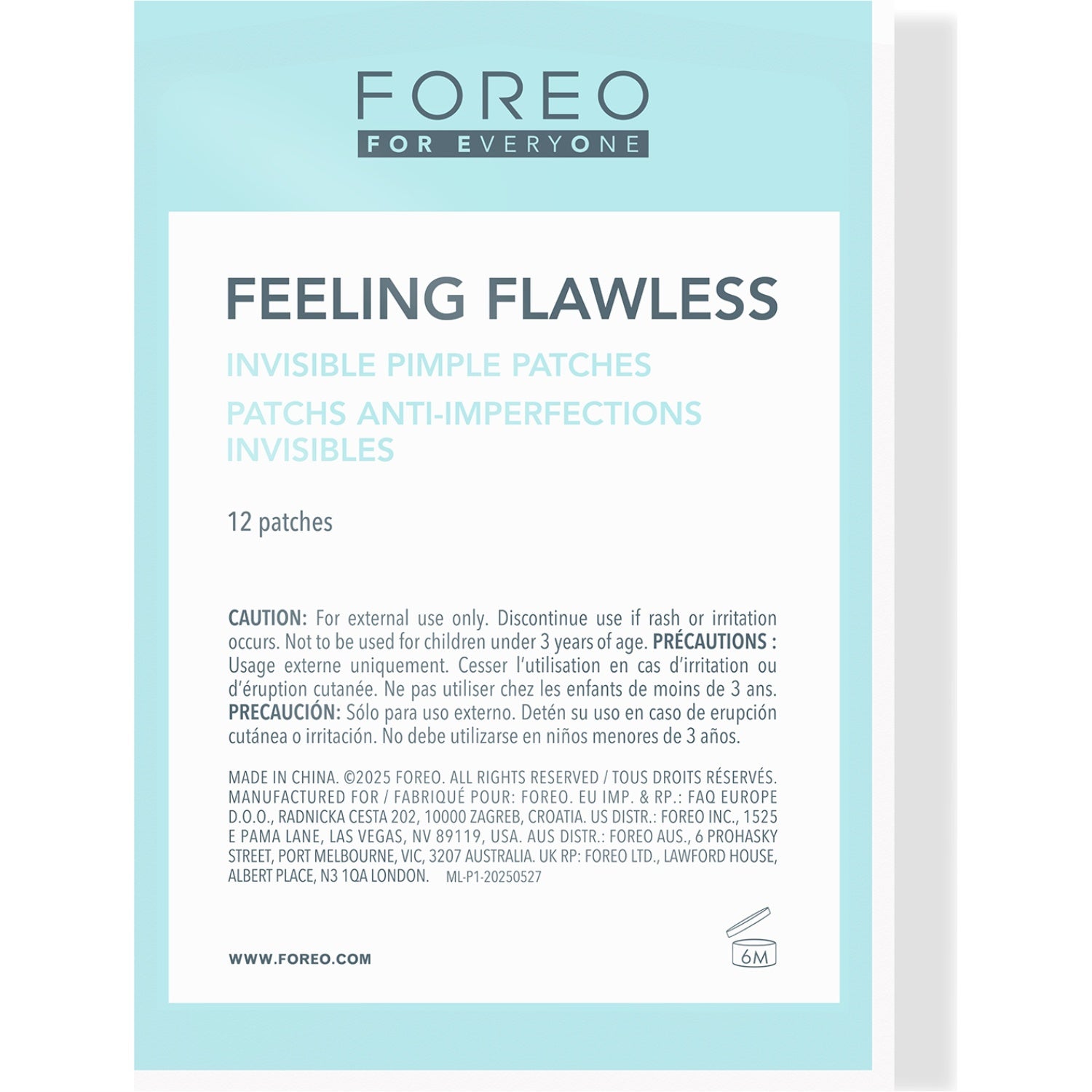 FOREO Feeling Flawless Invisible Pimple Patches 48 pcs