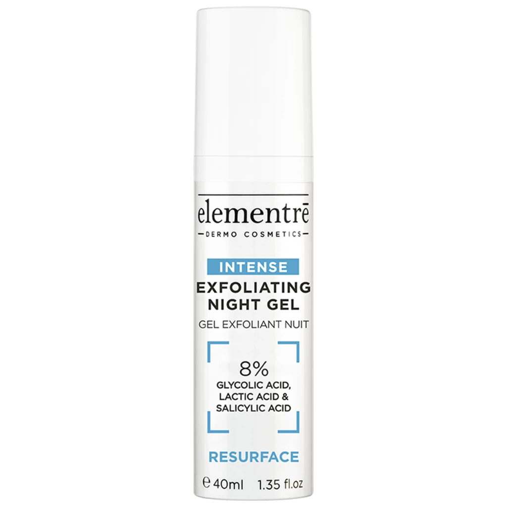 Exfoliating Night Gel - 8% Glycolic, Lactic, Salicylic Acids 40 ml