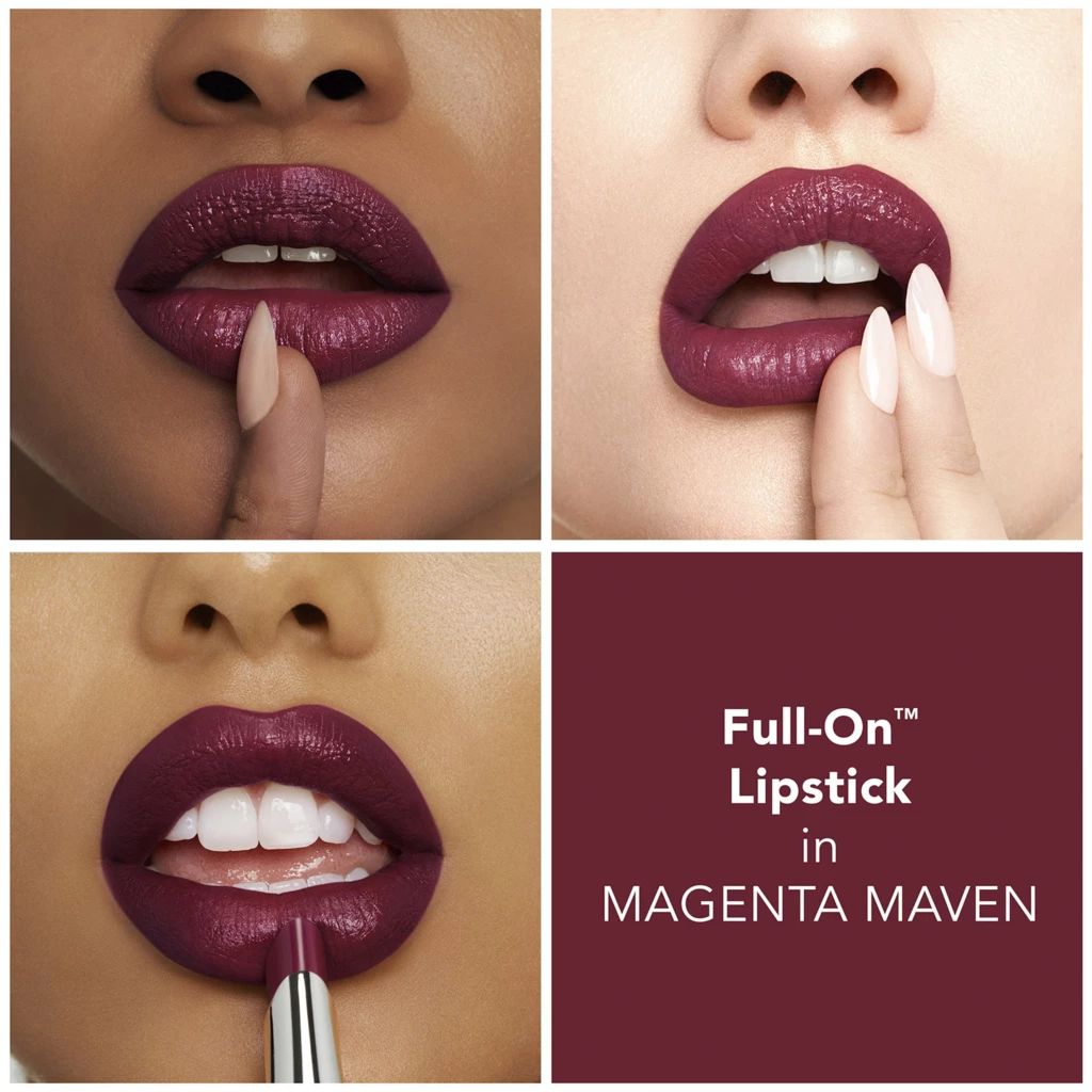 Full On Plumping Lipstick Satin Magenta Maven