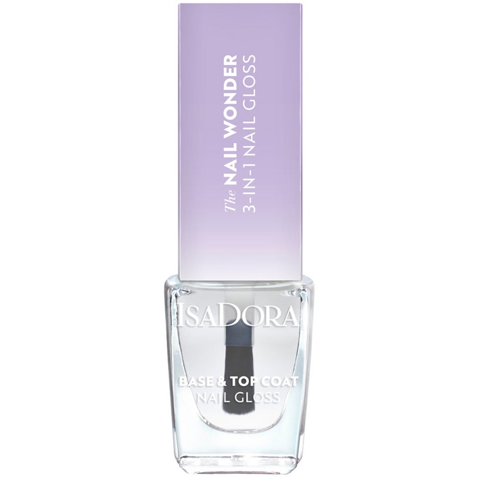 IsaDora Nail Wonder 3-in-1 Nail Polish Clear - 6 ml