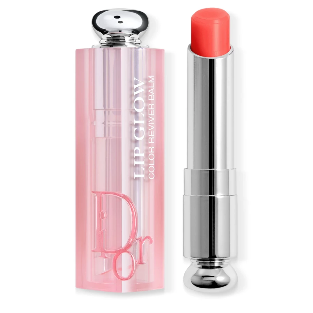 Addict Lip Glow Color-Awakening Lip Balm 061 Poppy Coral