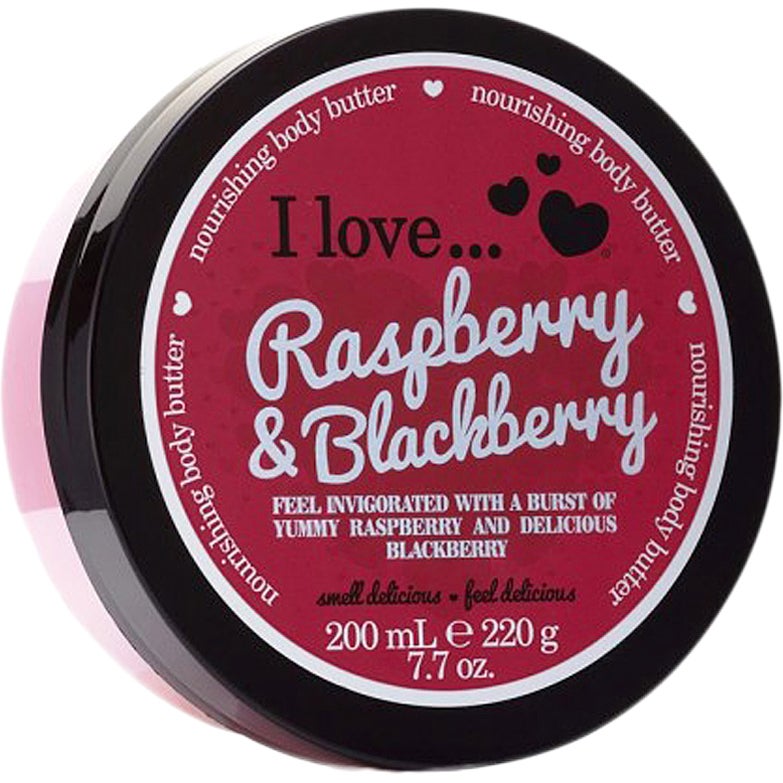 I Love Raspberry & Blackberry Nourishing Body Butter - 200 ml