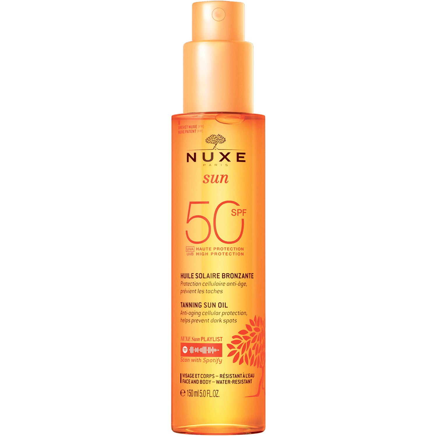 Nuxe Tanning Sun Oil SPF 50 150 ml