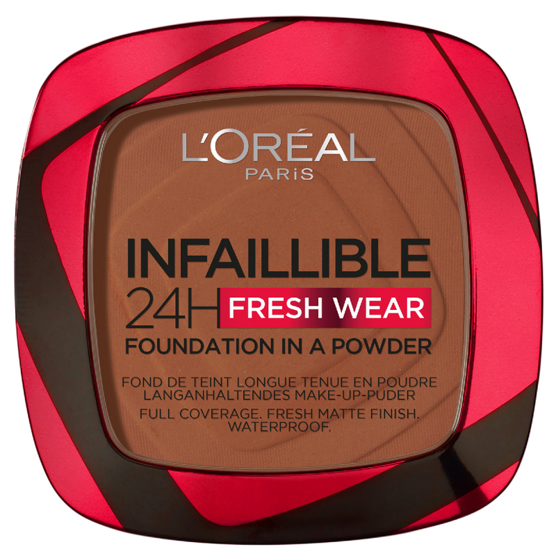 L'Oréal Paris Infaillible 24H Fresh Wear Powder Foundation Deep Amber 375 - 9 g