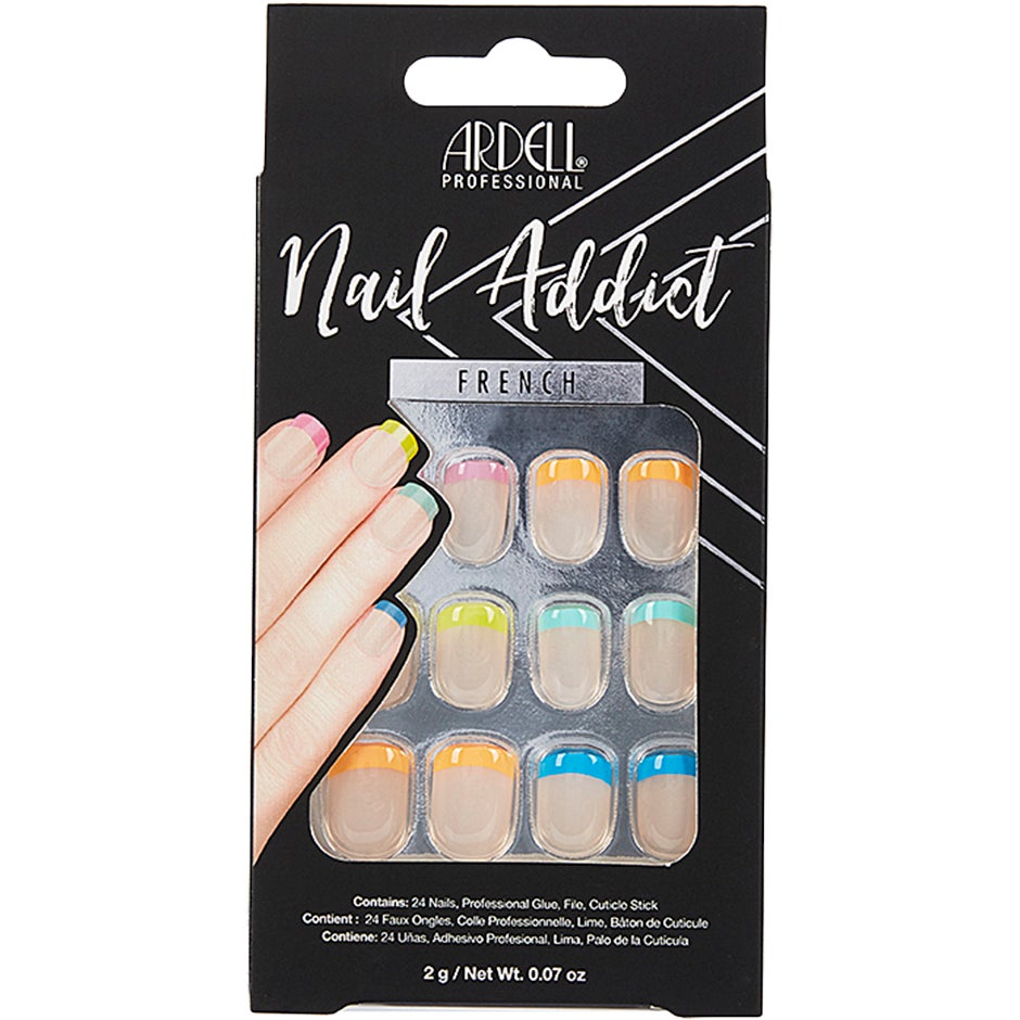 Ardell Nail Addict French Rainbow