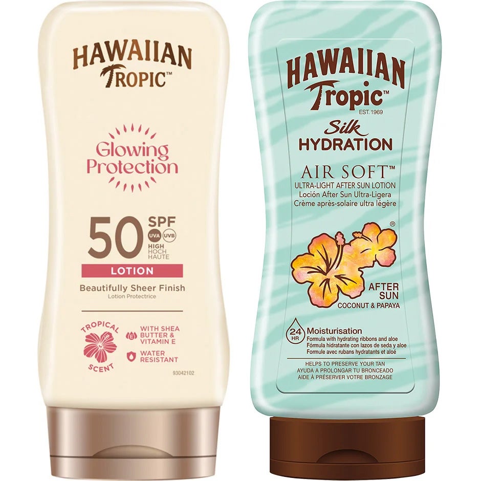 Hawaiian Tropic Golden God Slowing Protection Lotion & After Sun