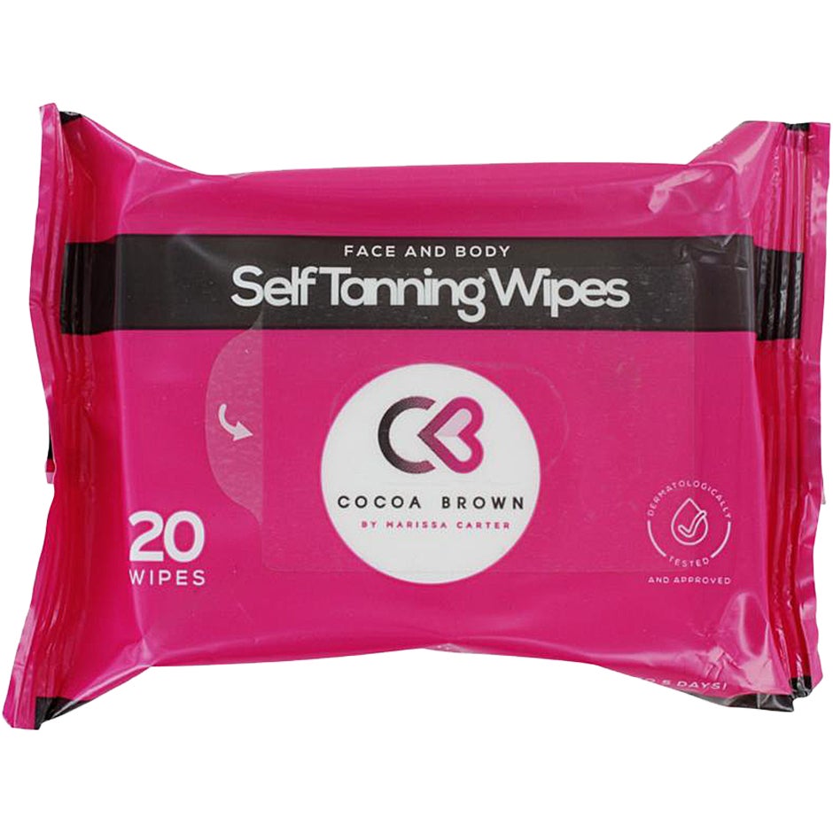 Cocoa Brown Self Tanning Wipes Face & Body 20 pcs 20 pcs - pcs 20