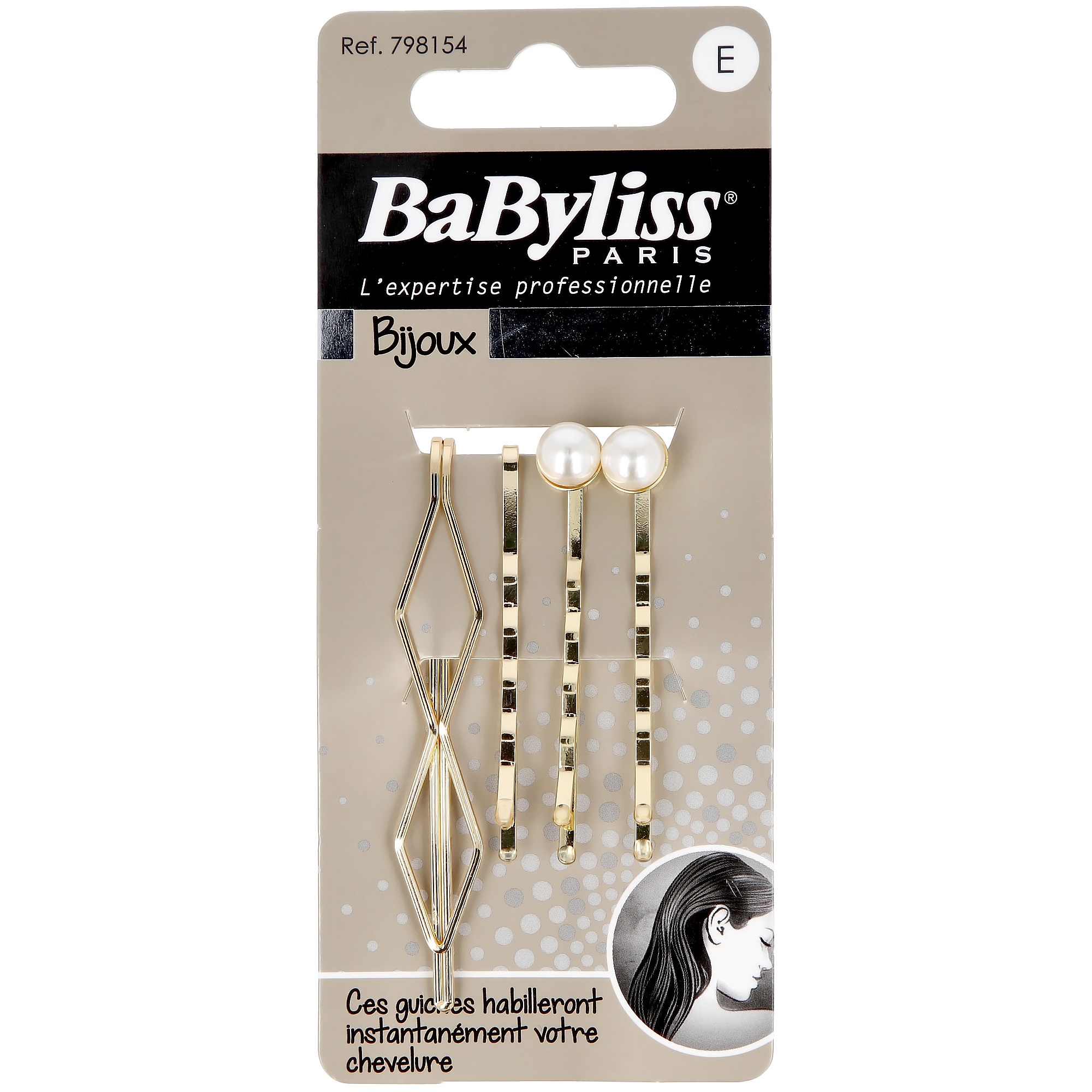 BaByliss Paris Accessories Hårnålar Pärlor 4 st