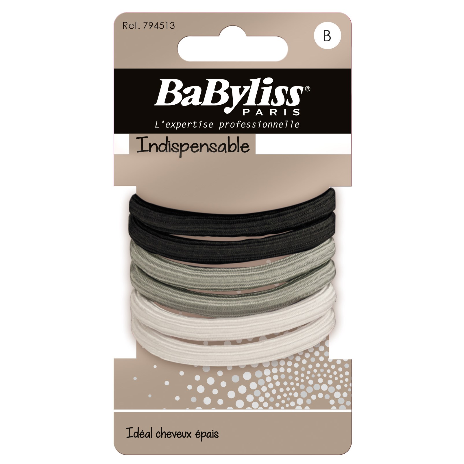 BaByliss Paris Accessories Indispensable 794513 Tjocka snoddar 6 st