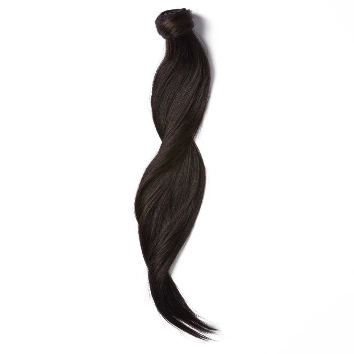 Rapunzel of Sweden Hair Pieces Sleek Ponytail 50 cm 1.2 Black Brown