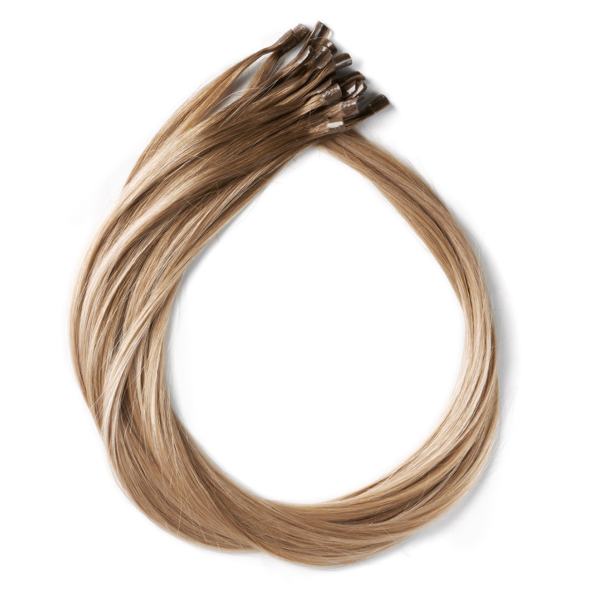 Rapunzel of Sweden Nail Hair  Premium Straight 30 cm  Brown Ash Blonde