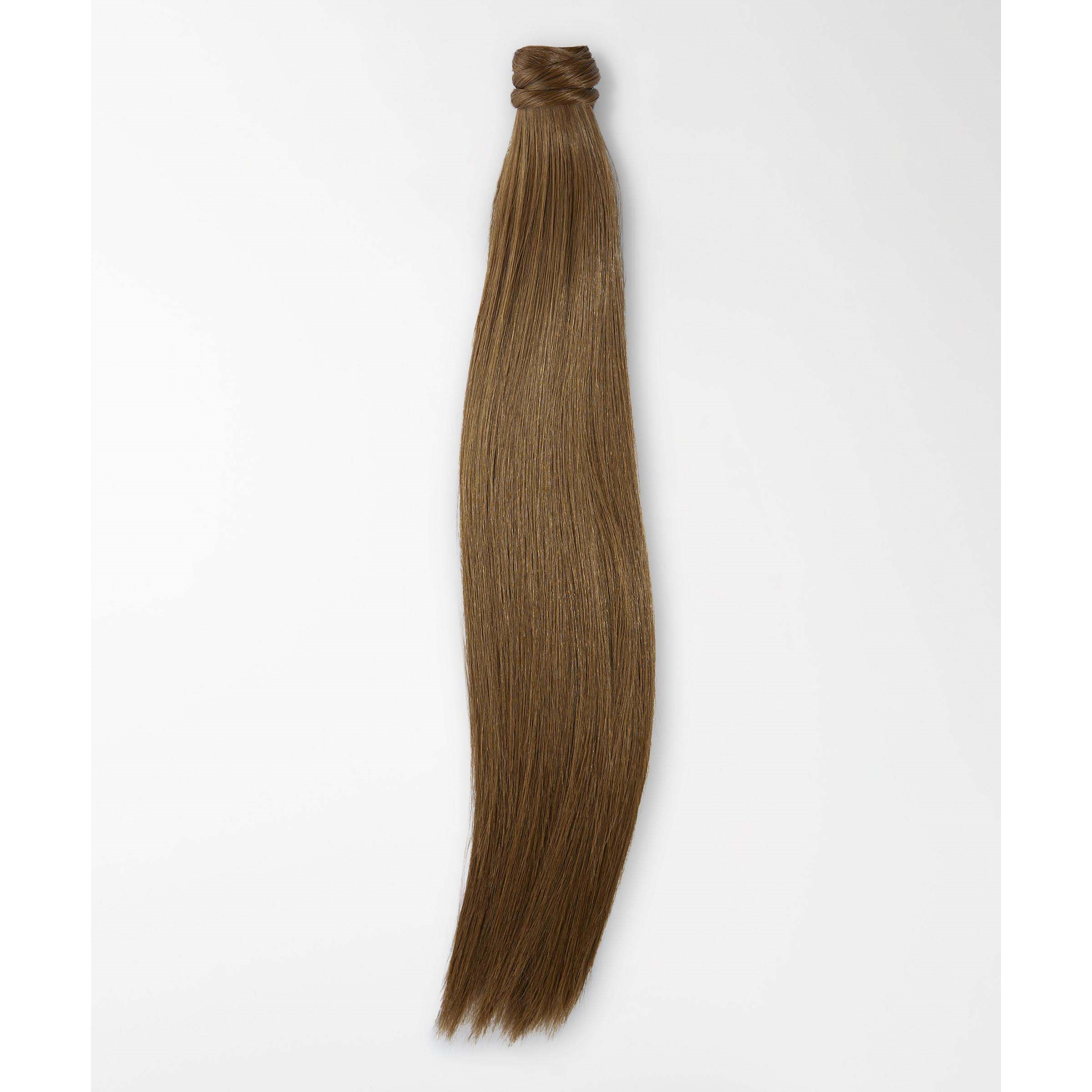 Rapunzel of Sweden Vegan Fibre Clip-in Ponytail Straight  5.0 Brown 50