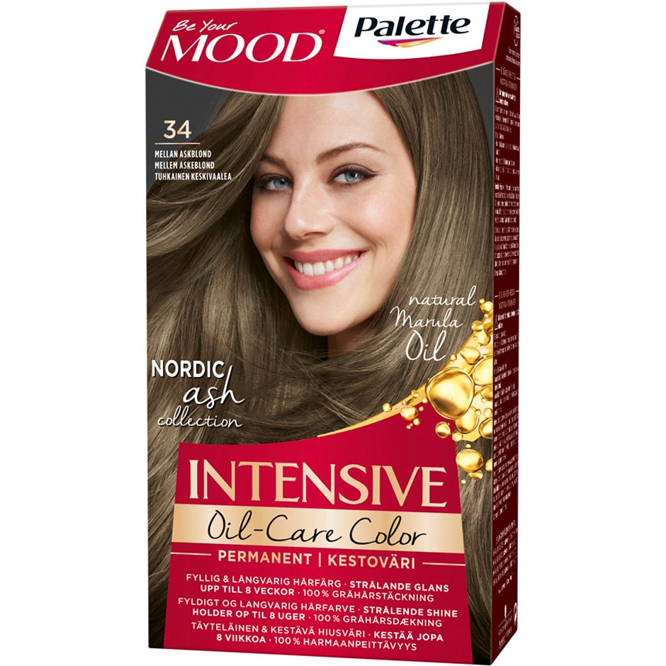 Schwarzkopf Palette Mood 34 Mellan Askblond - 115 ml