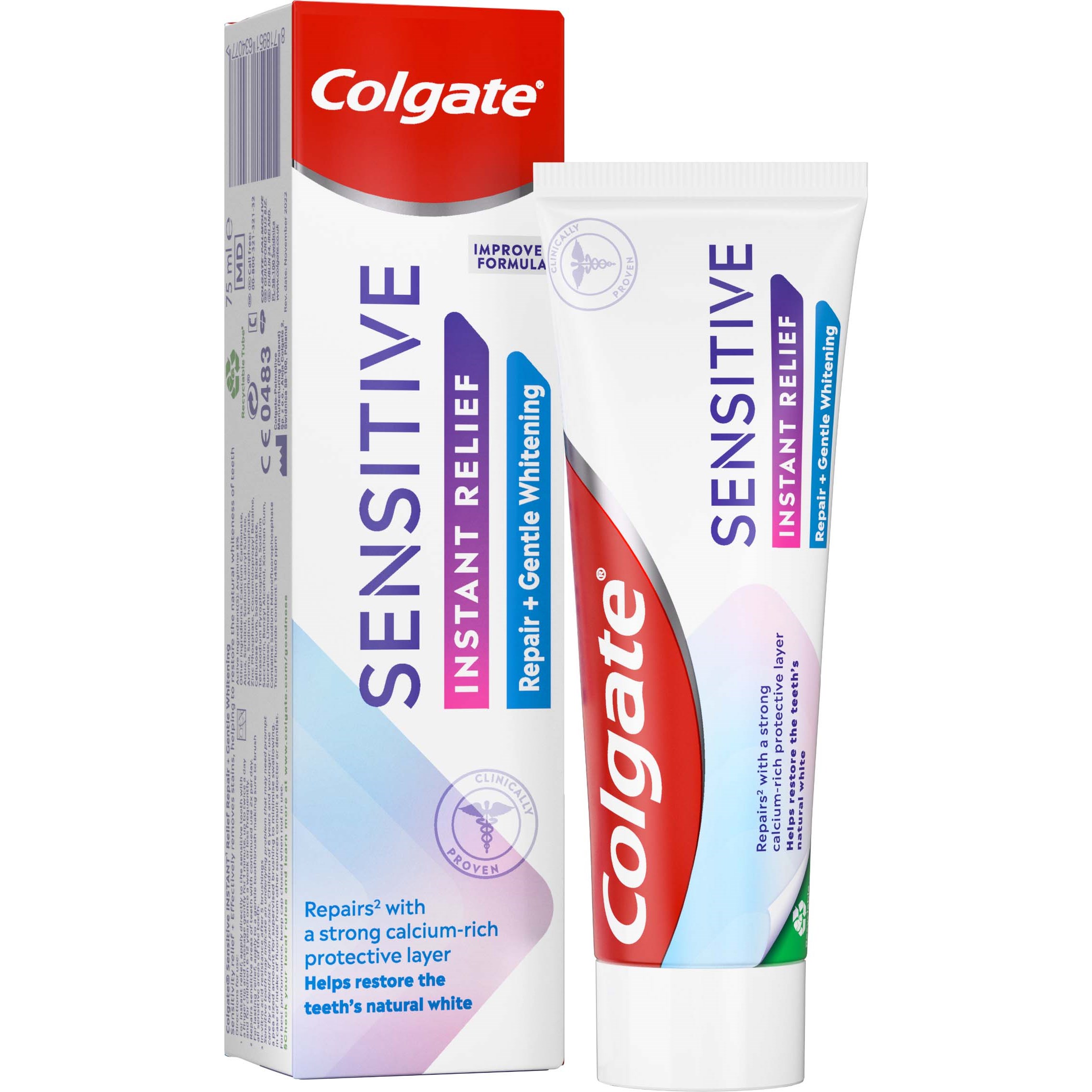 Colgate Sensitive Instant Relief Whitening 75 ml