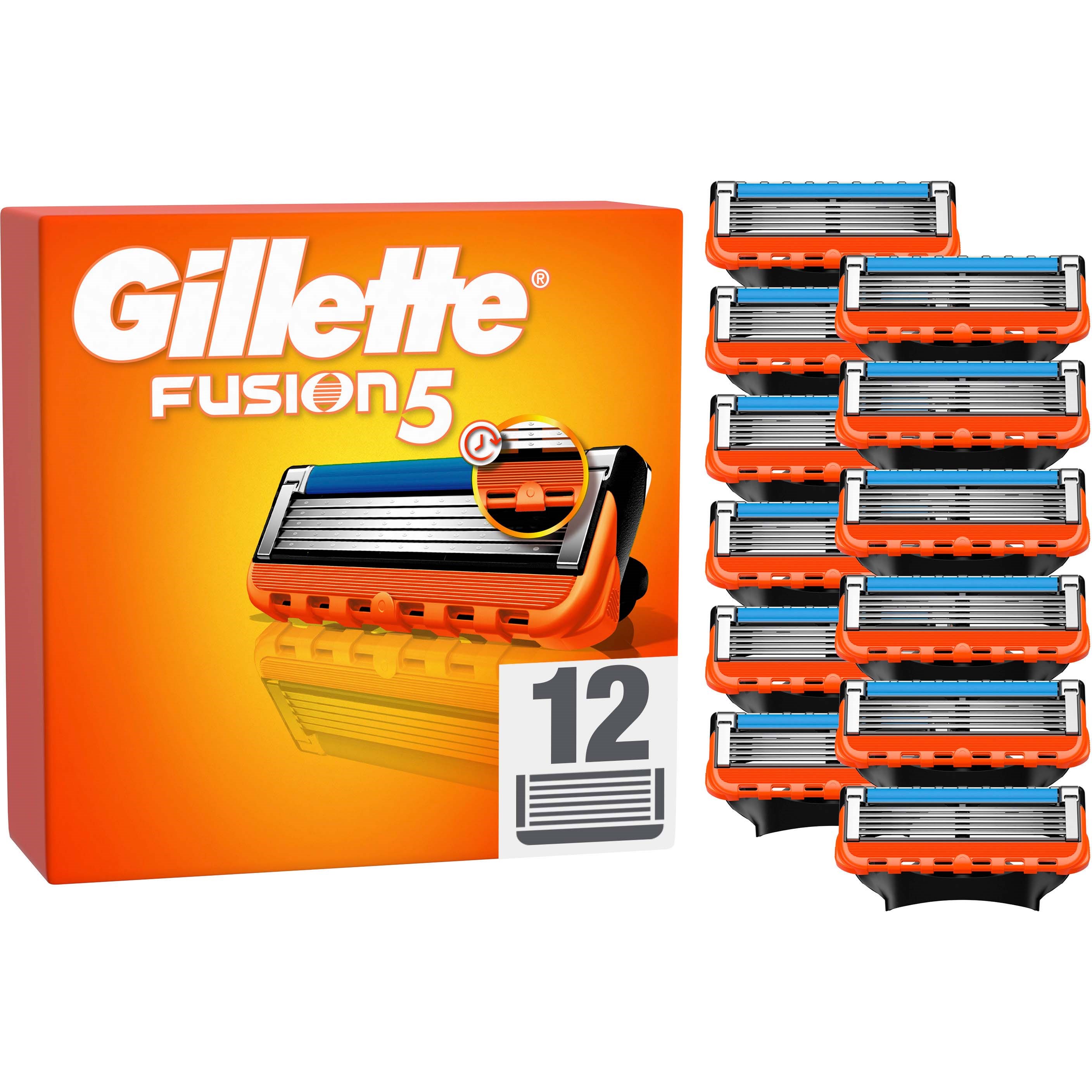 Gillette Fusion5 Razor blades for men 12 st