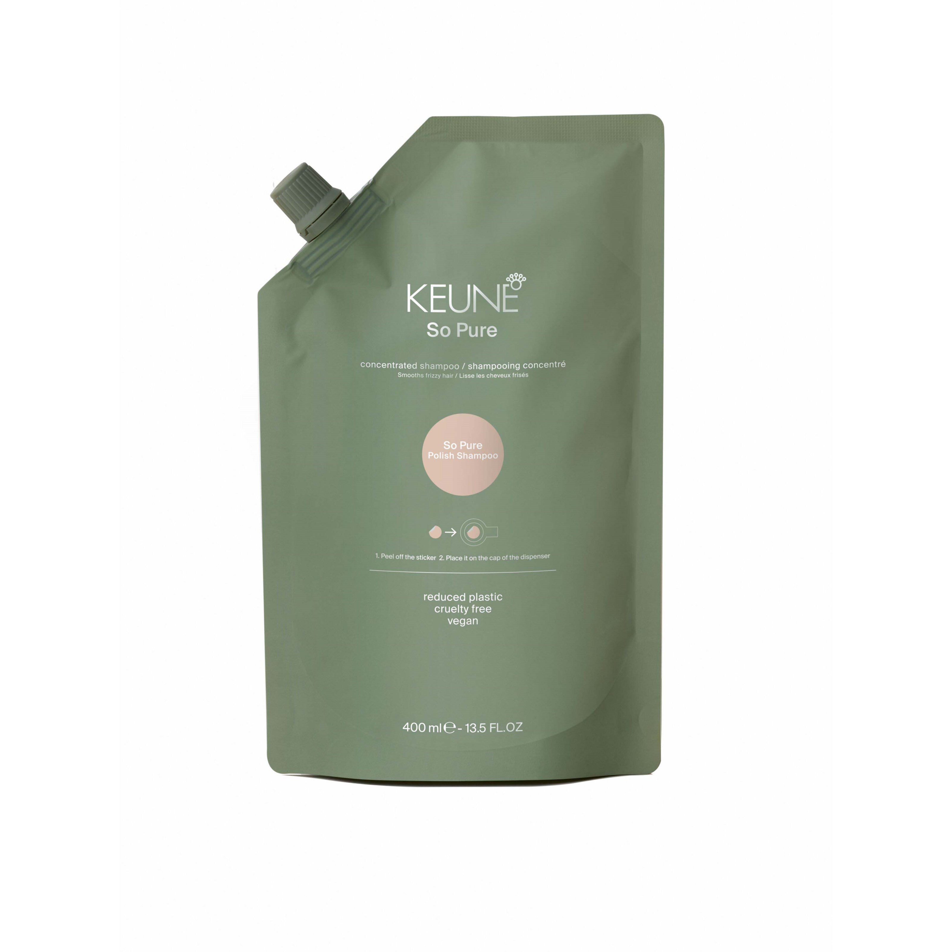 Keune So Pure Polish Shampoo Refill 400 ml