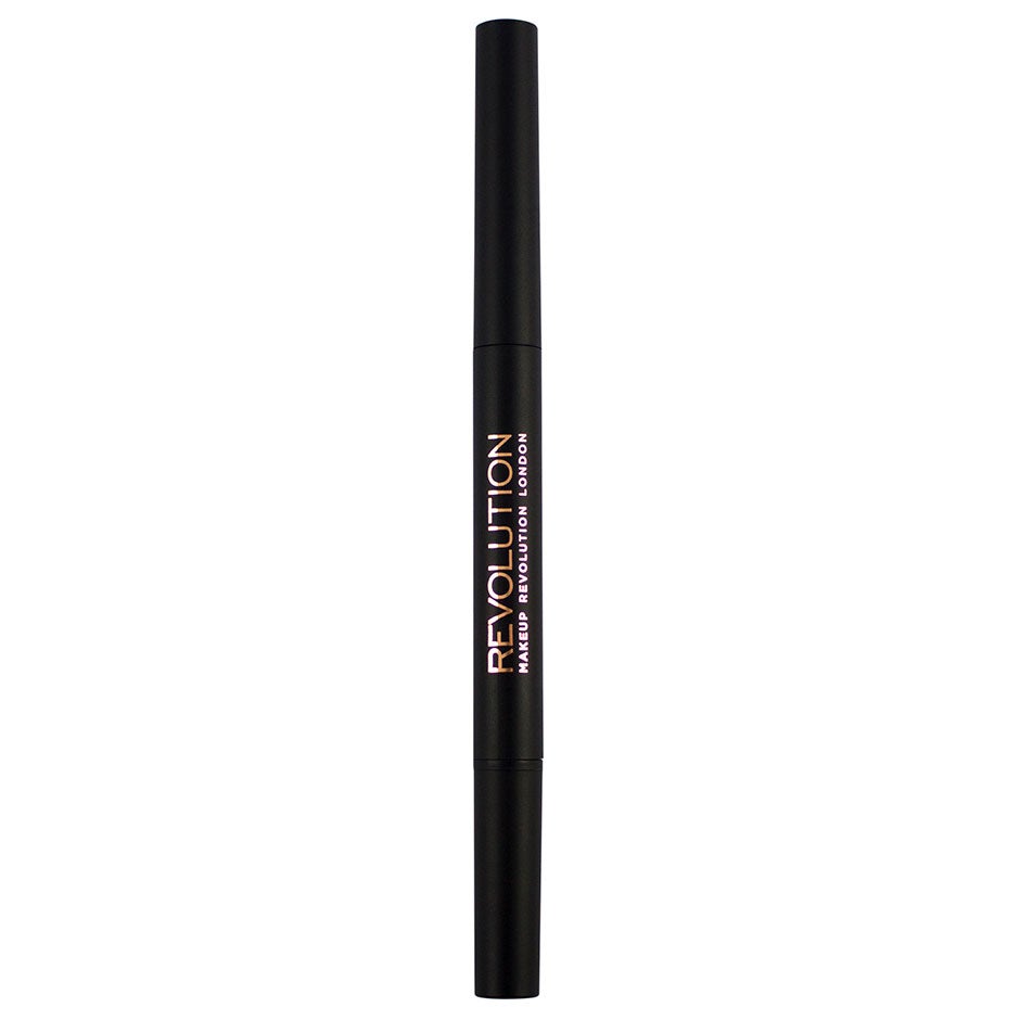 Makeup Revolution Duo Brow Pencil Dark Brown