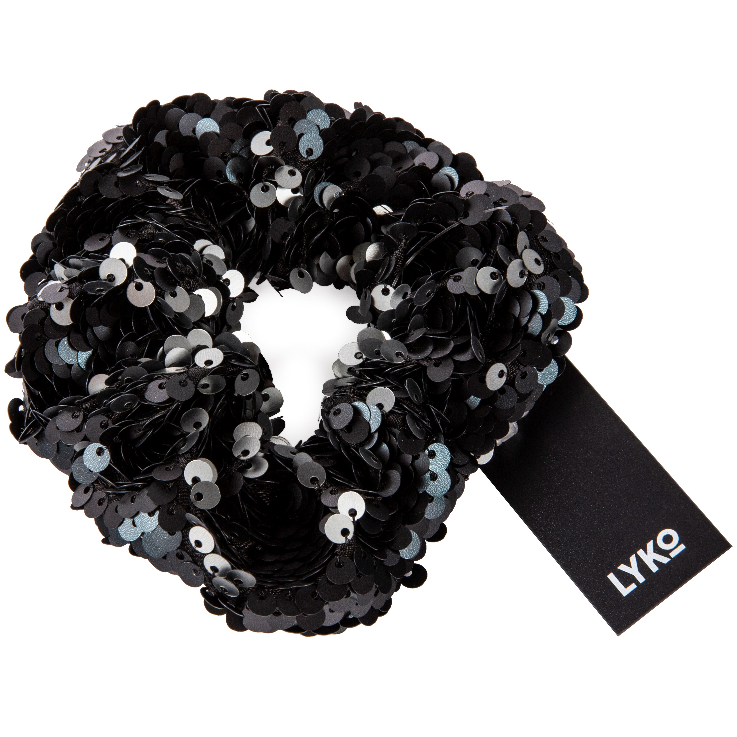 By Lyko Sequins Hair Tie Black