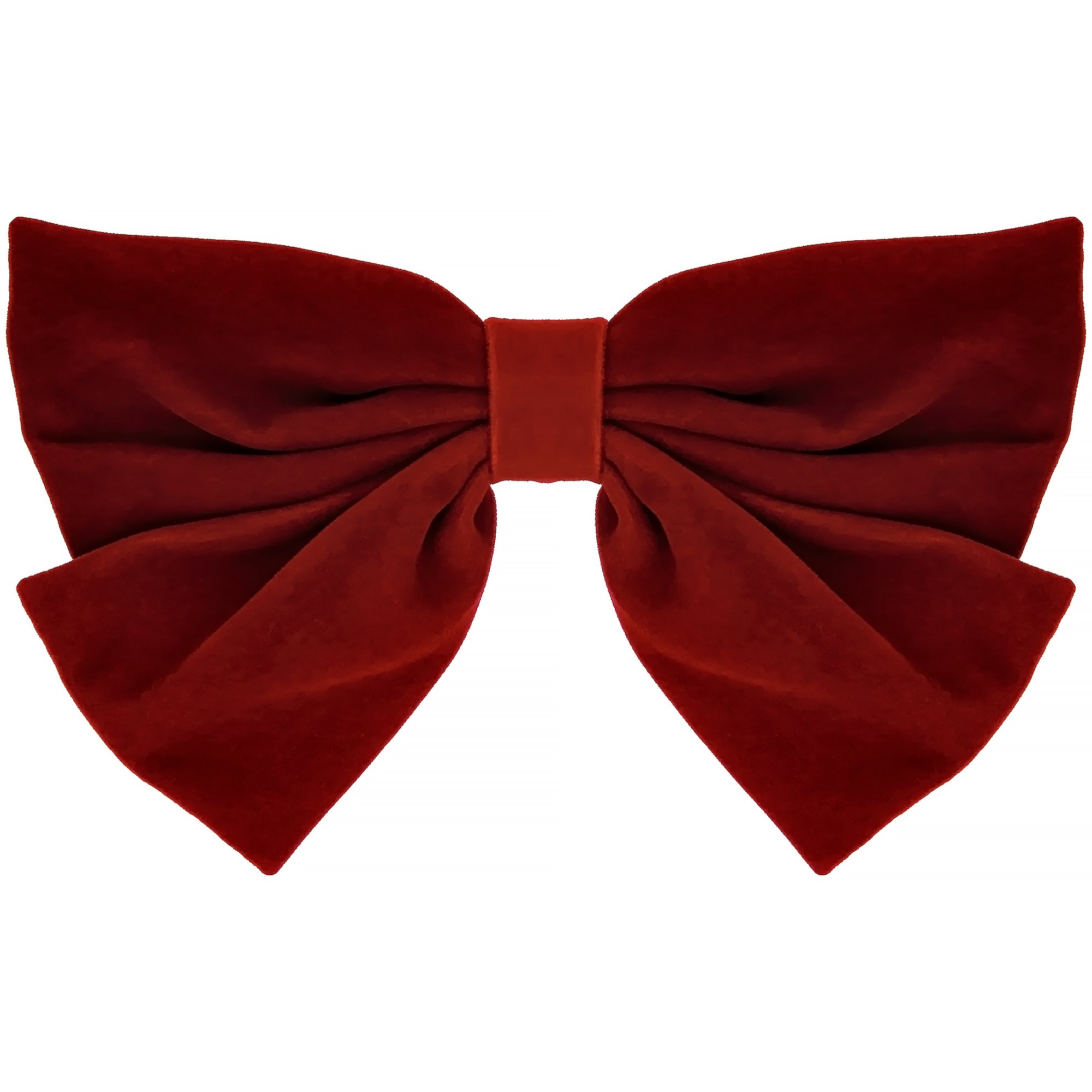 By Lyko Velvet Bow Hairclip Ruby Red