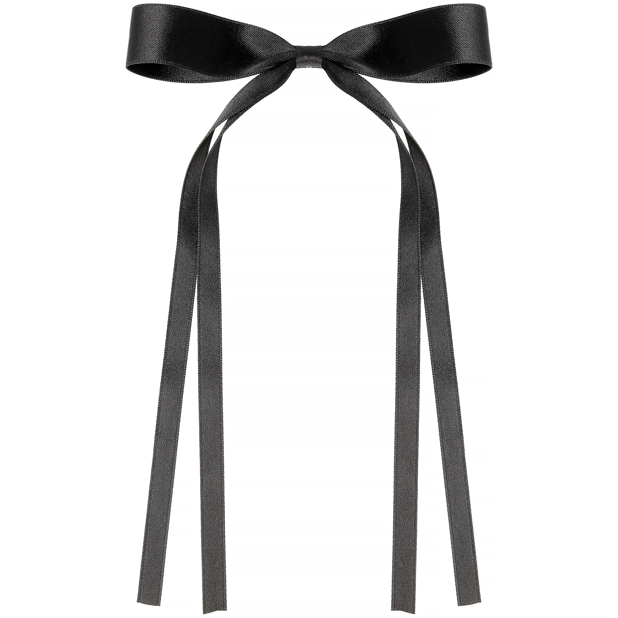 By Lyko Petite Bow Clip Midnight Black