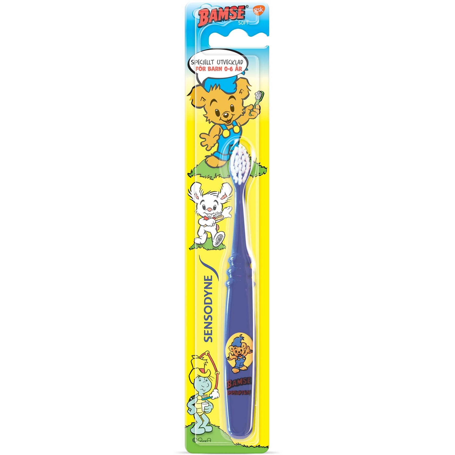 Sensodyne Bamse Kids Toothbrush 0-6 years