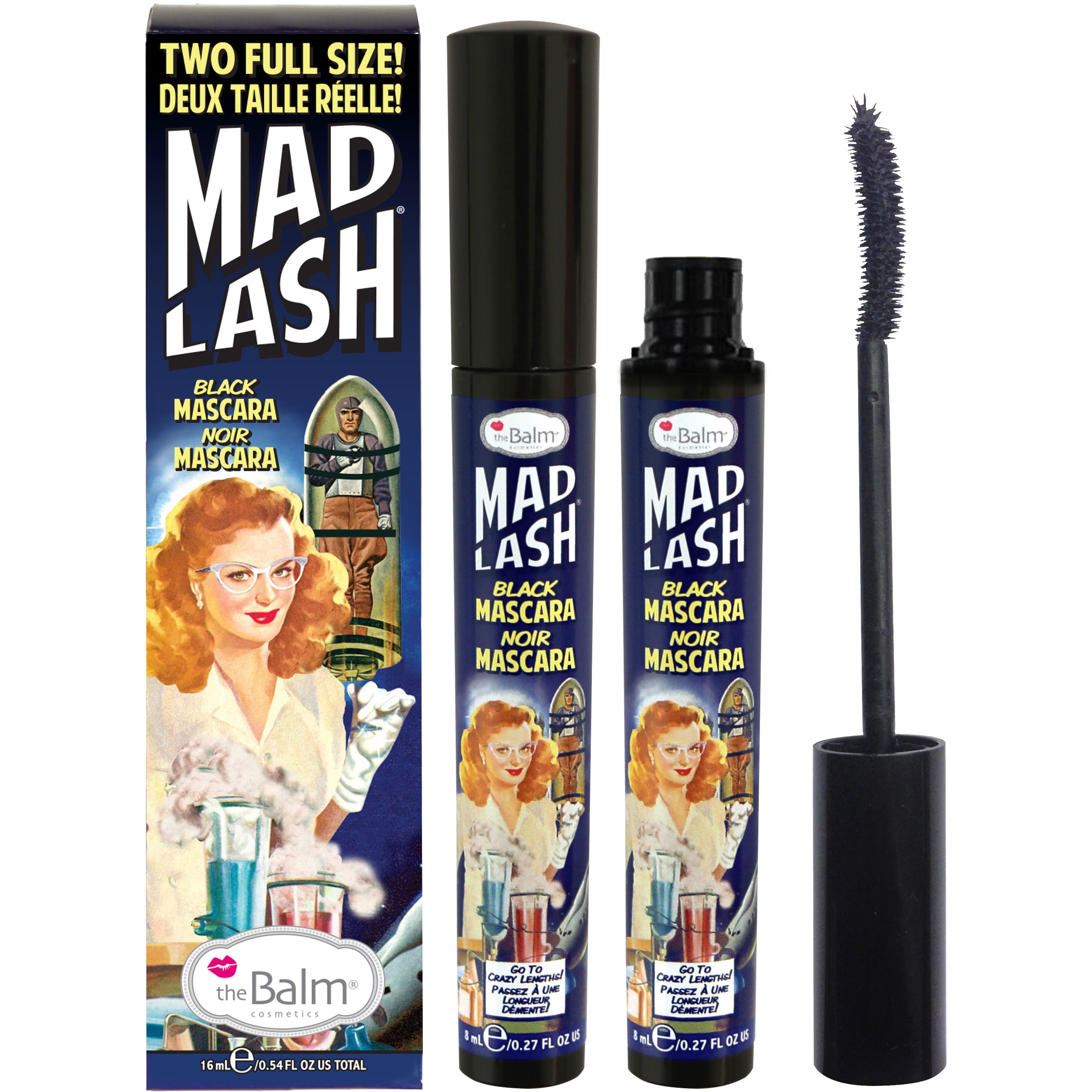 the Balm Mad Lash Black Mascara Full Size Duo Set