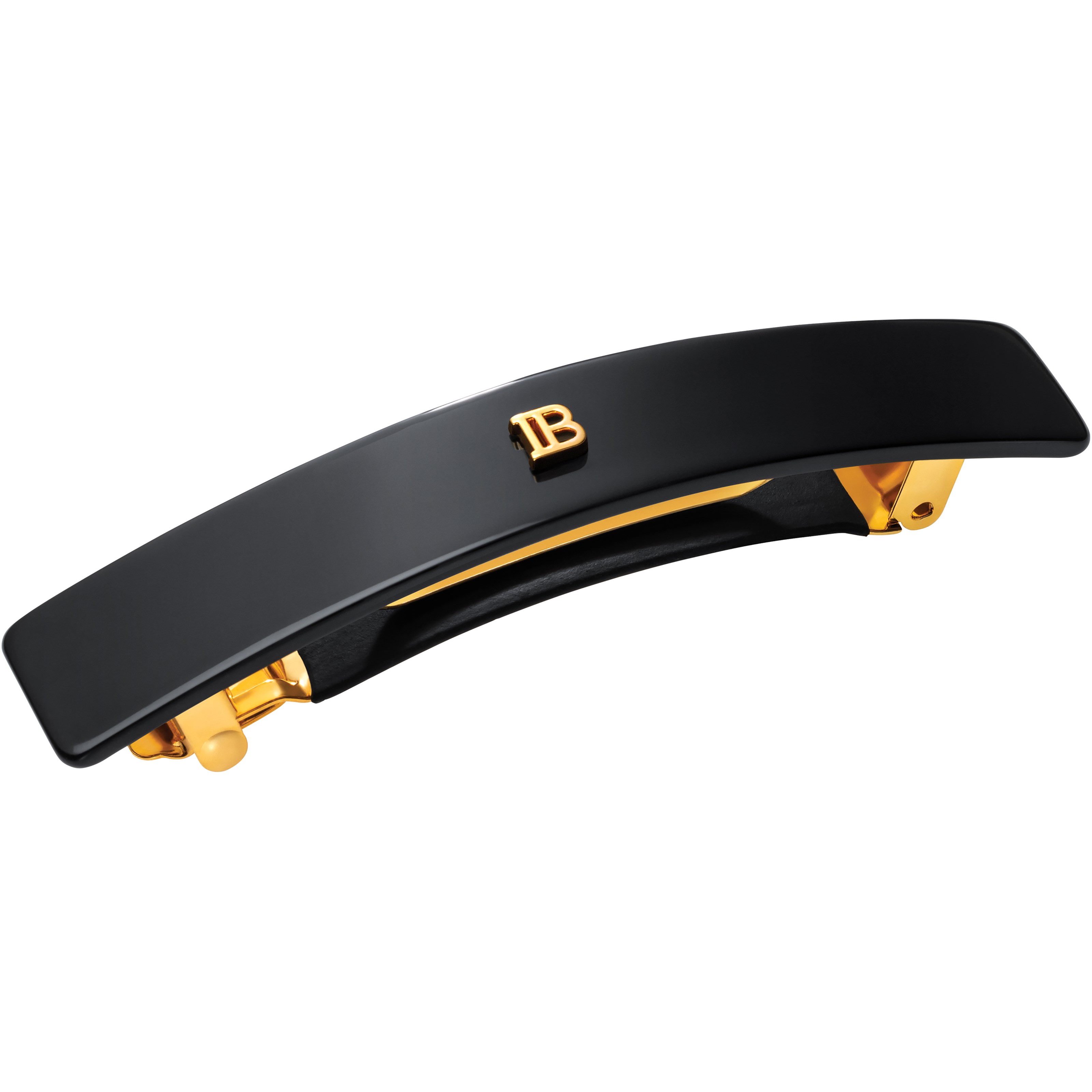 Balmain Cellulose Acetate Barrette Pour Cheveux Black