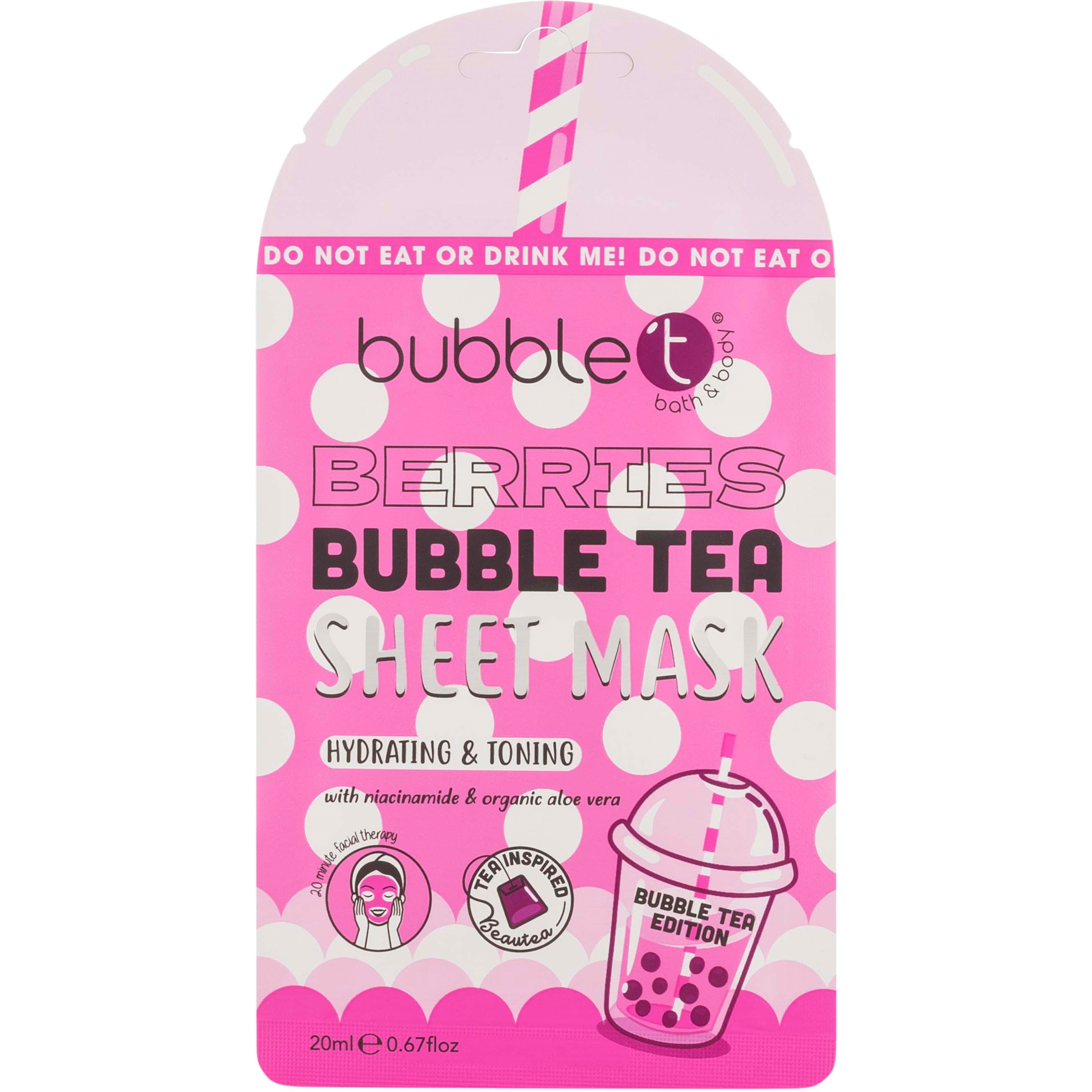 BubbleT Bubble Tea Sheet Mask