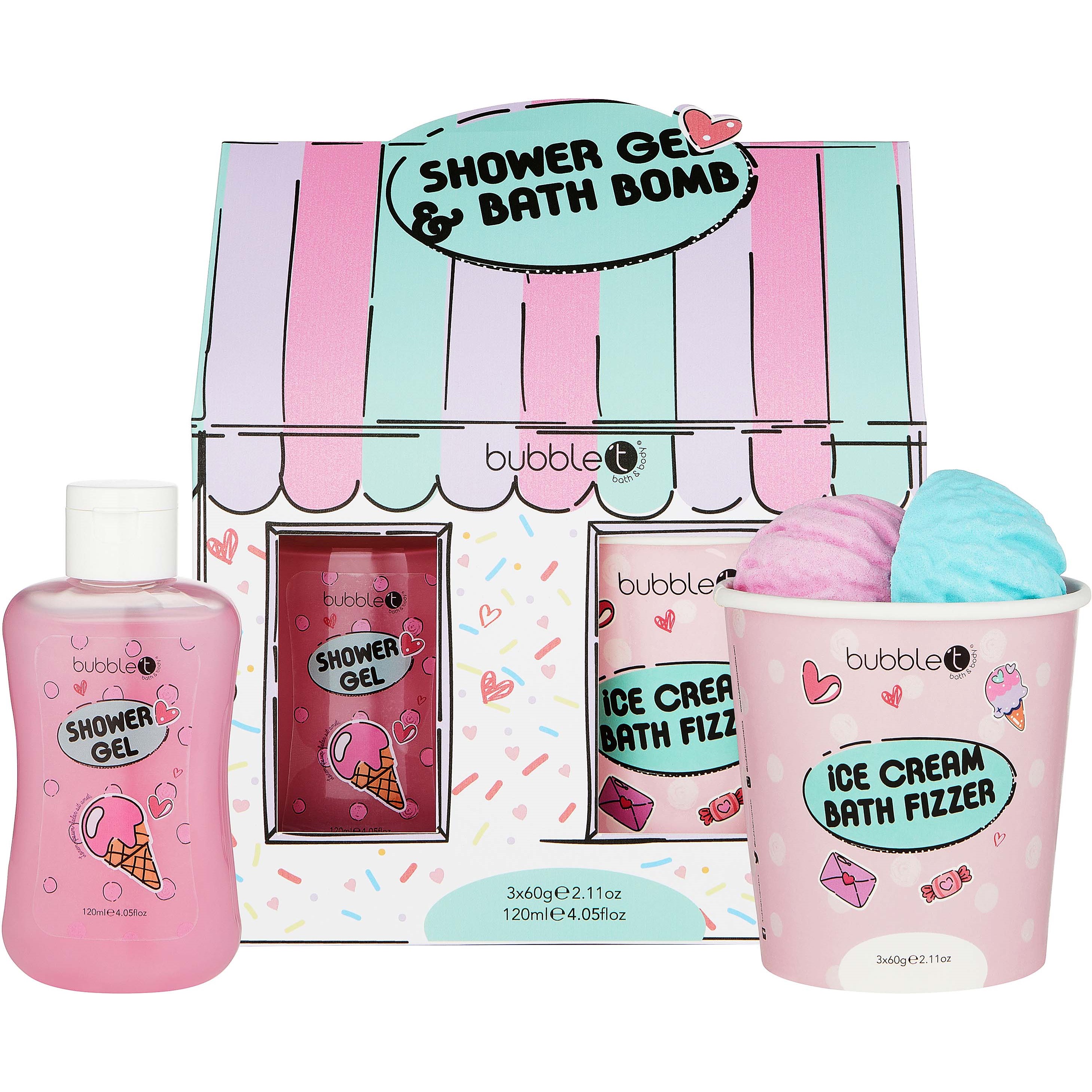 BubbleT Cartoon Shower & Bath Set