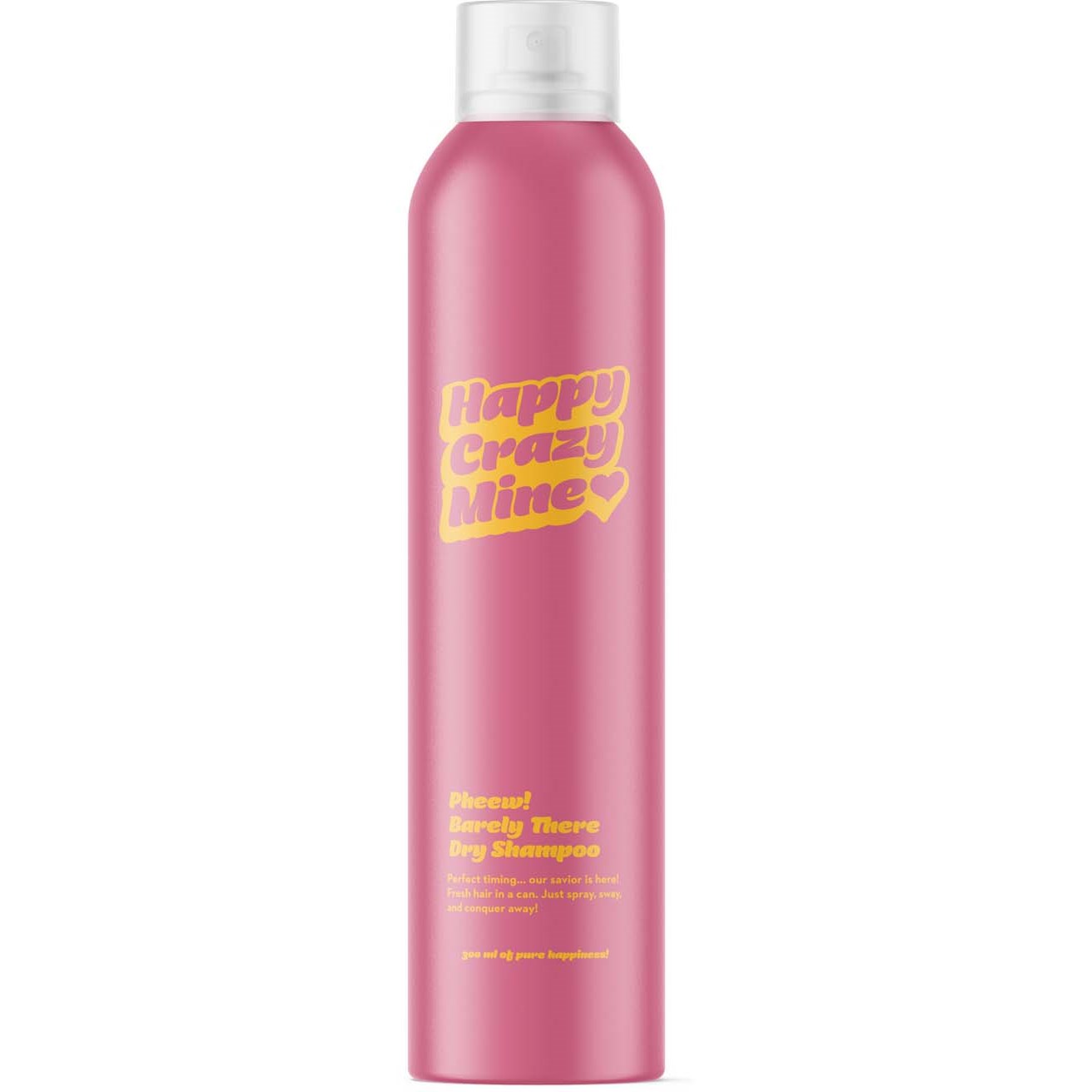 Happy Crazy Mine Pheew! Barely There Dry Shampoo 300 ml