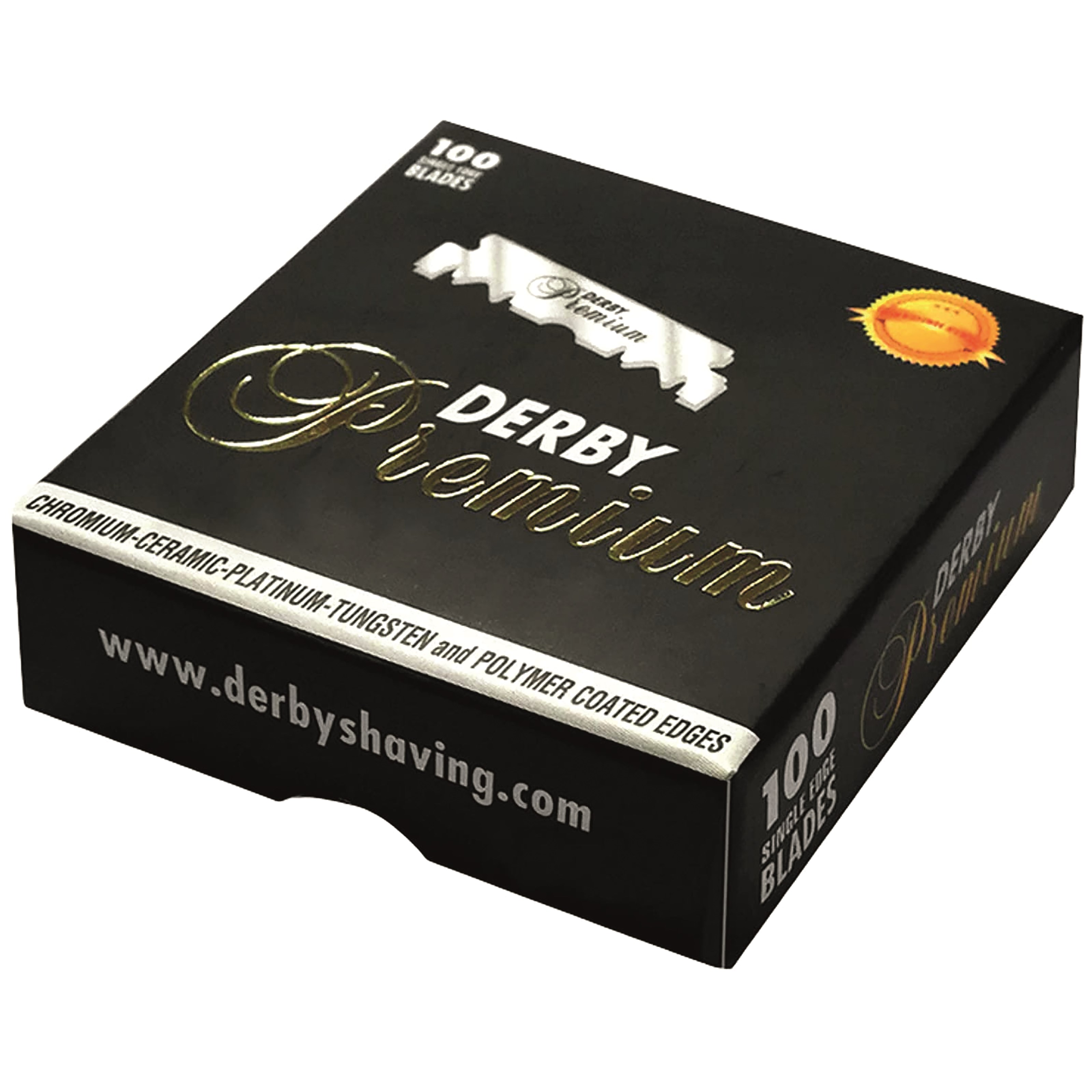 Derby Premium Single Edge Razor Blades 100-Pack 100 st