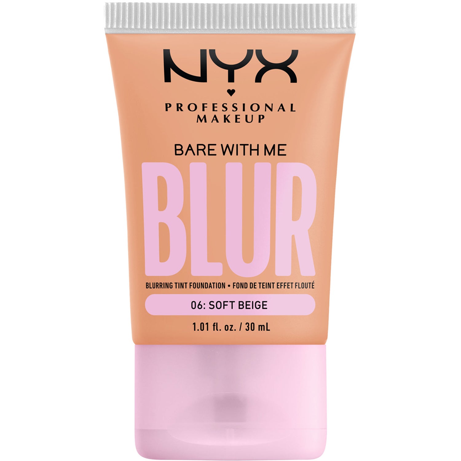 NYX Professional Makeup Bare With Me Blur Tint Foundation Soft Beige - Medium Beige with a Warm Undertone 06 - 30 ml