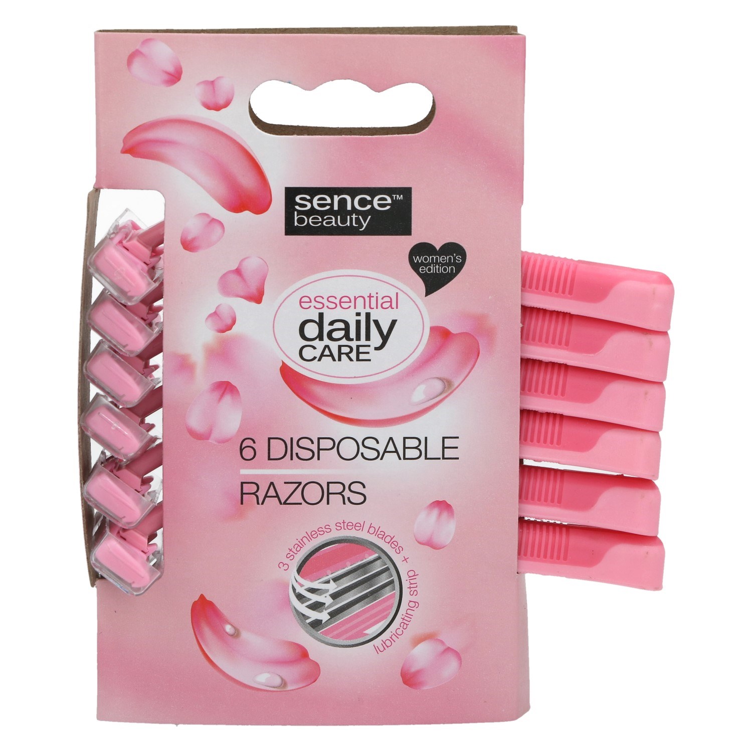 Sencebeauty Essential daily care 6 Disposable Razors 6 st