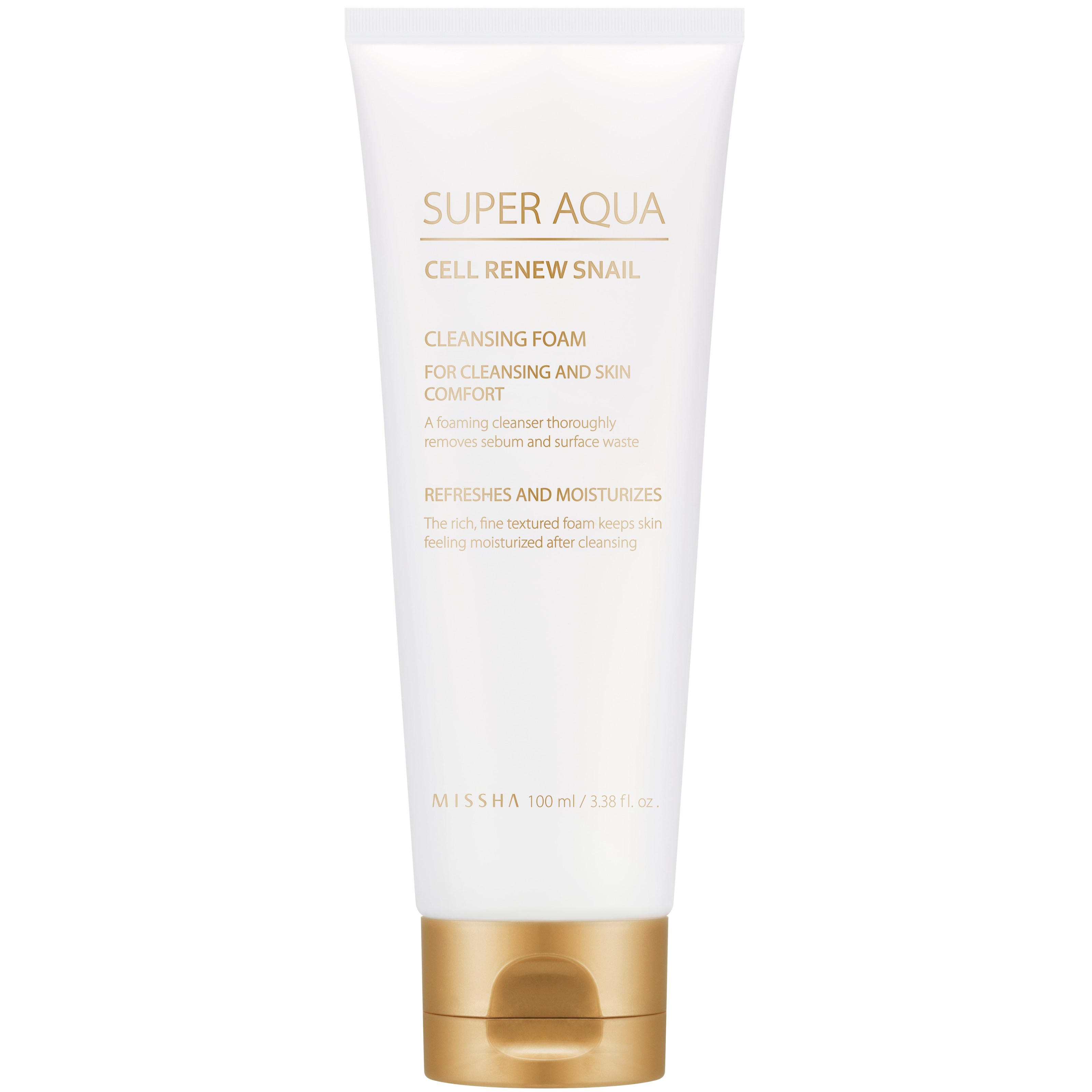 MISSHA Super Aqua Cell Renew Snail Cleansing Foam 100 ml