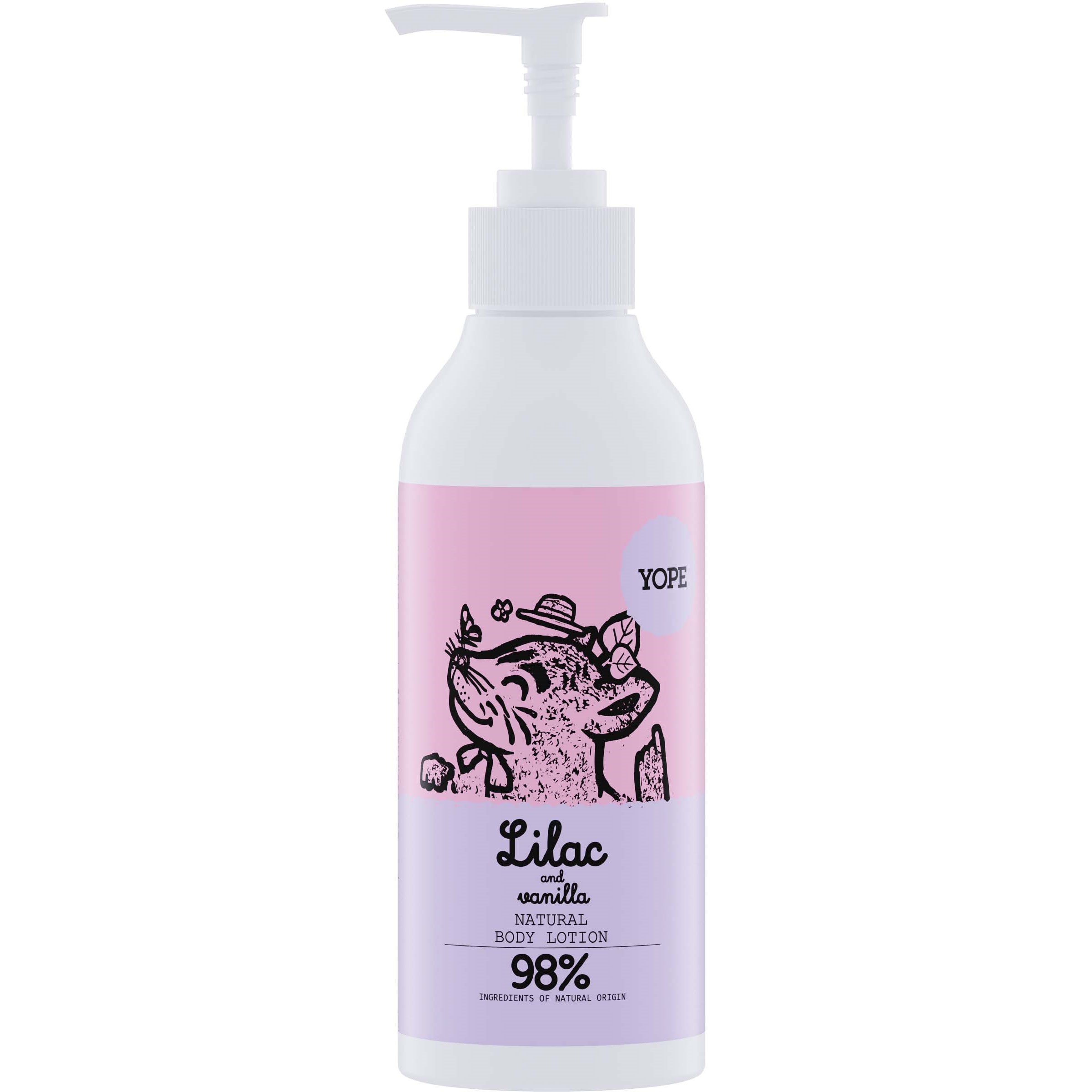 YOPE Botanical Body Lotion Lilac and Vanilla 300 ml