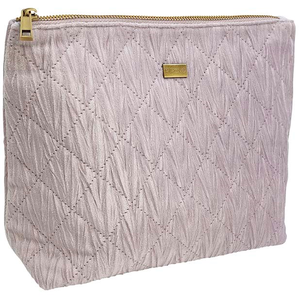 PIPOLS BAZAAR Triangle Cosmetic Bag Quilted Light Violet