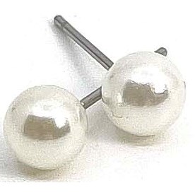 PIPOLS BAZAAR Malou Ear 6 mm White Shell