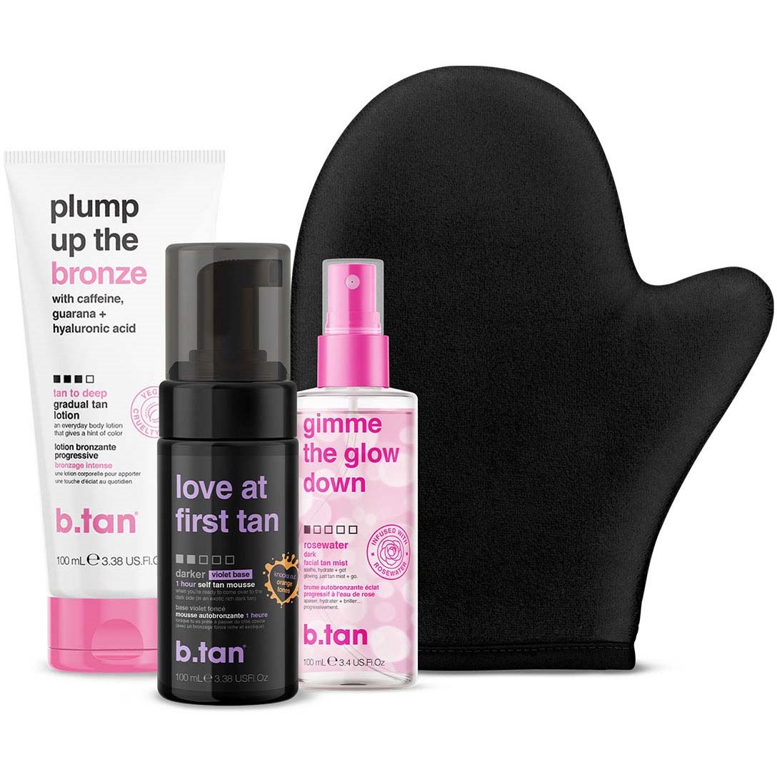 b.tan Love At First Tan Travel Gift Set