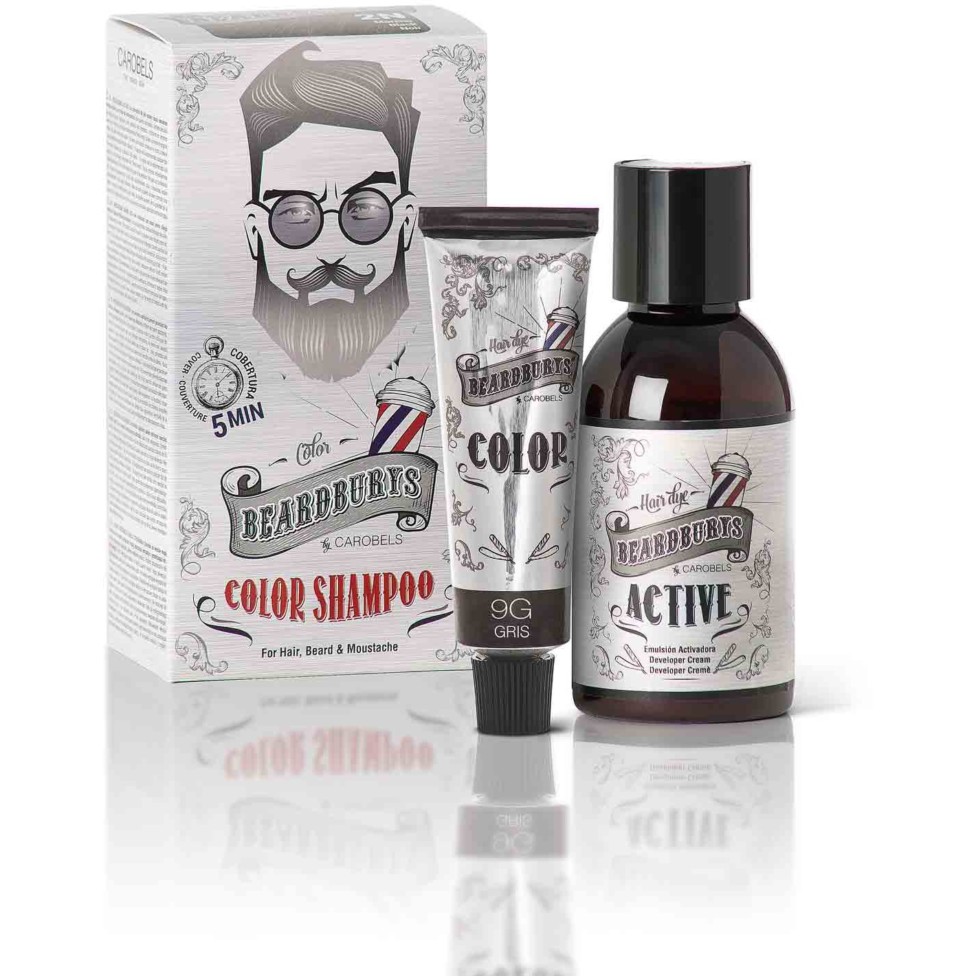 Beardburys Color Shampoo 9g Grå/Silver