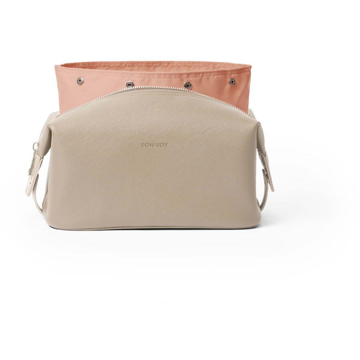 Bon Voy Staycation Cosmetic Bag Beige och rosa