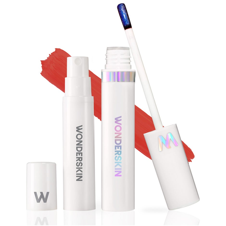 Wonderskin Wonder Blading Peel & Reveal Lip Stain Kit Glamorous (Classic Red) - 4 ml