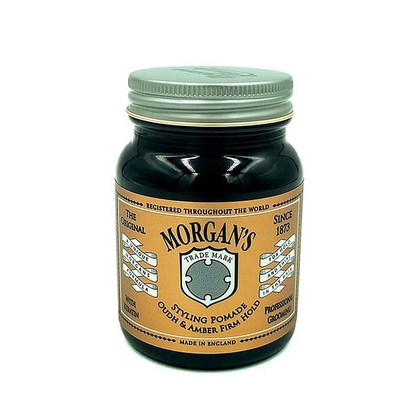 Morgan's Pomade Oudh & Amber Gold Styling Pomade Firm Hold 100 g