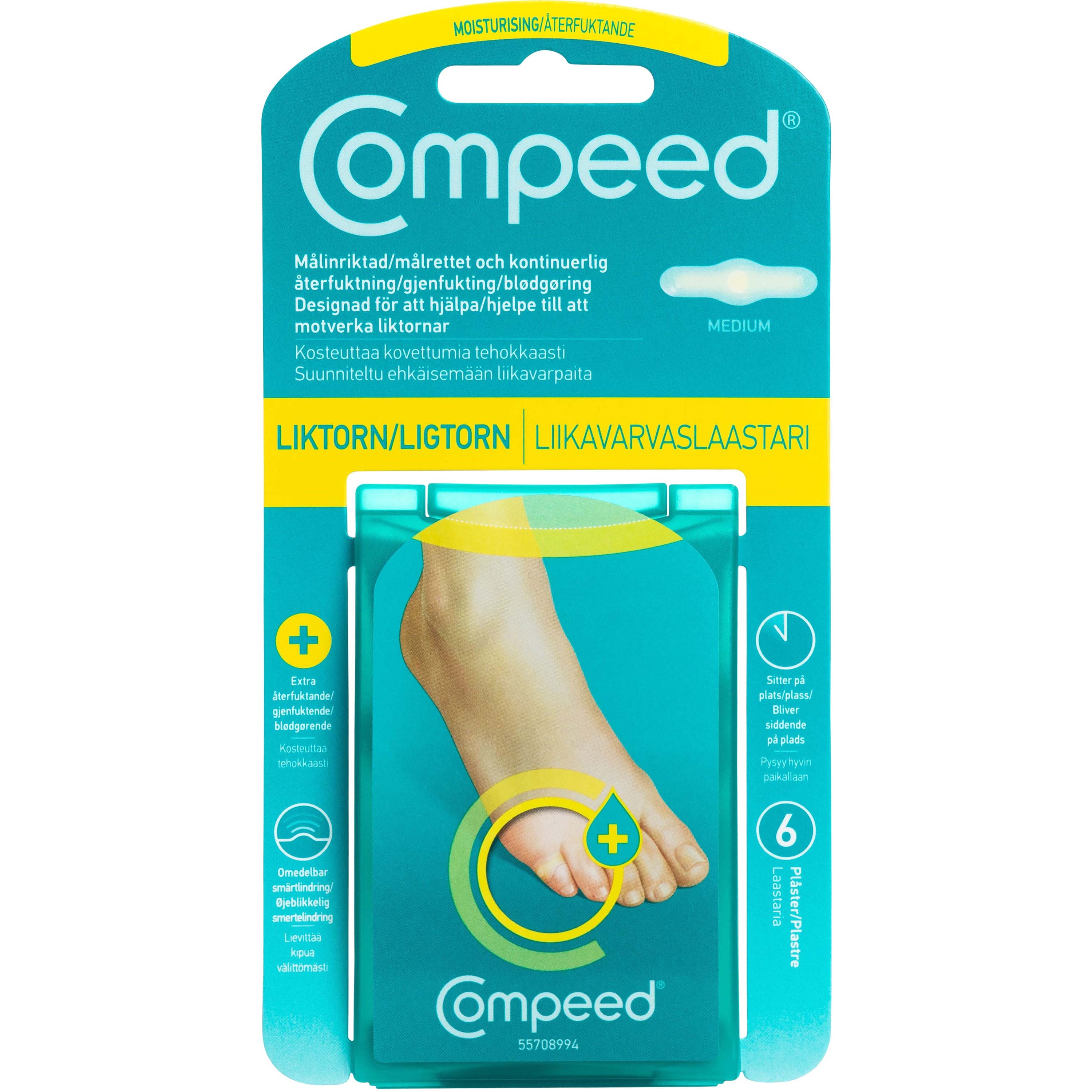 Compeed Liktorn Moisturising 6 st