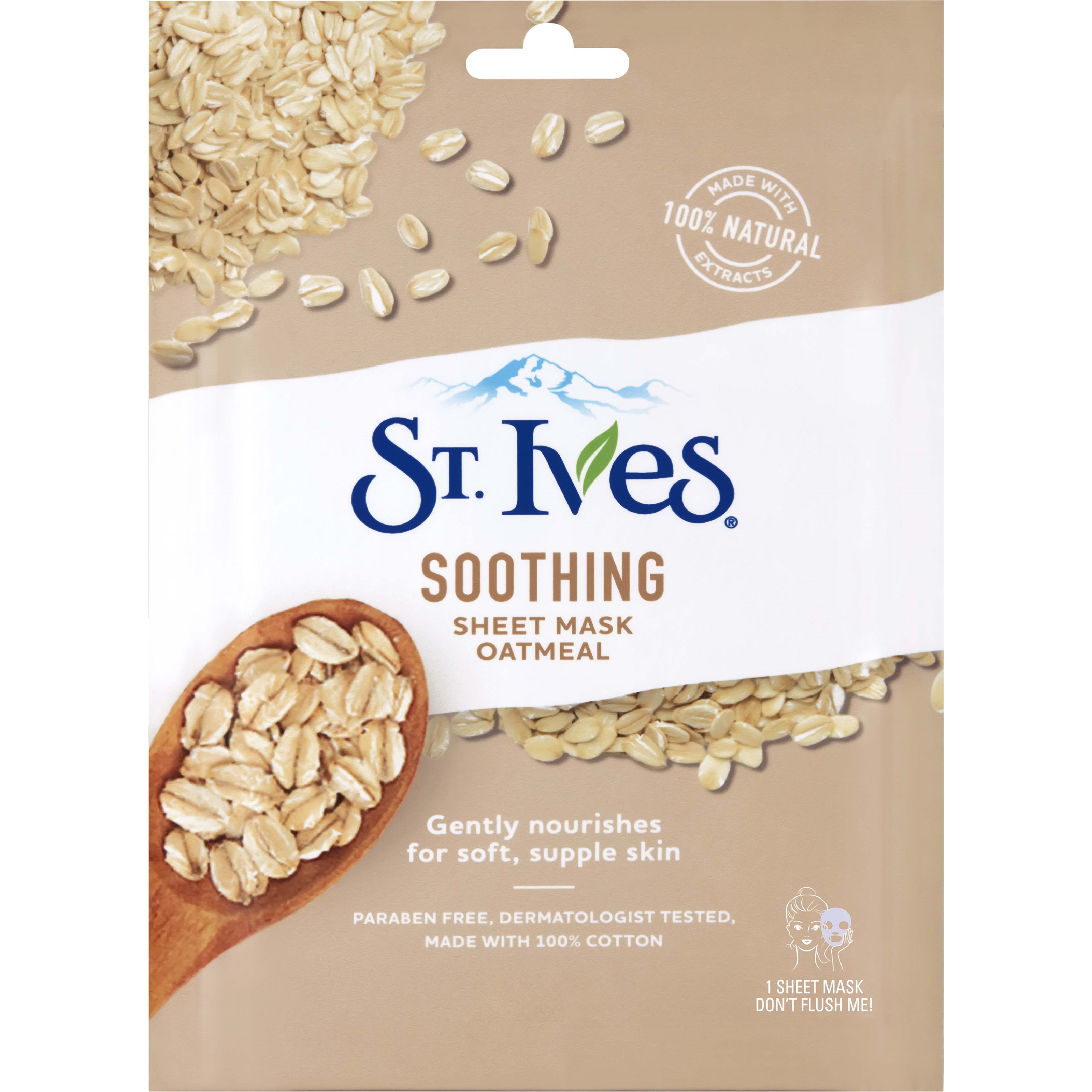 St Ives Sheet Mask Oatmeal 23 ml